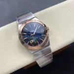 OM+ Factory Omega Constellation Men 123.20.38.21.03.001 38mm Rose Gold/Steel Blue Dial