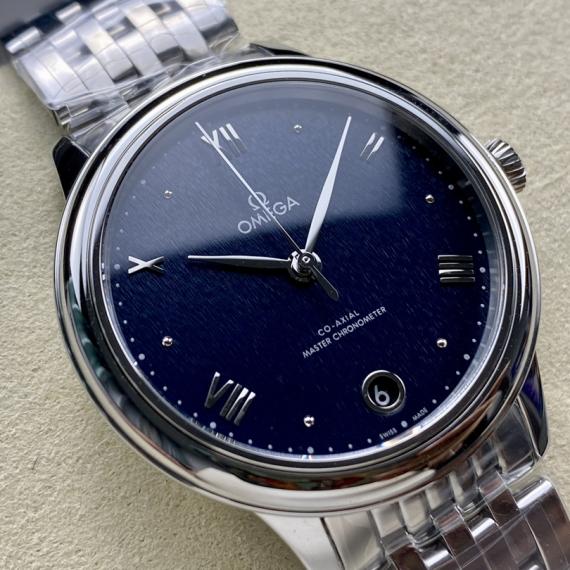 Omega De Ville Prestige – Blue Sunburst Dial