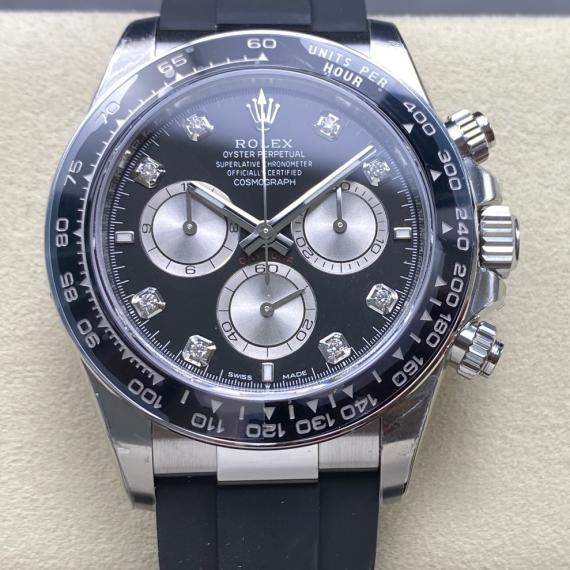 Rolex Cosmograph Daytona — White Gold Black Dial