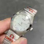 TW Factory Omega Constellation Quartz 123.10.27.60.55.001 27mm Full Steel Mother Of Pearl Dial