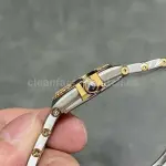 TW Factory Omega Constellation Quartz 123.20.27.60.55.002 27mm Diamond&Gold Bezel Half Gold&Steel Mother Of Pearl Diamond Dial