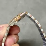 TW Factory Omega Constellation Quartz 123.25.27.60.55.007 27mm Diamond&Rose Gold Bezel Half Rose Gold Steel Mother Of Pearl Diamond Dial