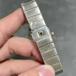 TW Factory Omega Constellation Quartz 131.25.28.60.99.001 27mm Diamond Bezel Half Rose Gold Steel Diamond Blue Dial