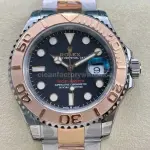 VS Factory Rolex Yacht-Master 126621-0002 40mm Half Rose Gold Black Dial