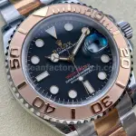 VS Factory Rolex Yacht-Master 126621-0002 40mm Half Rose Gold Black Dial